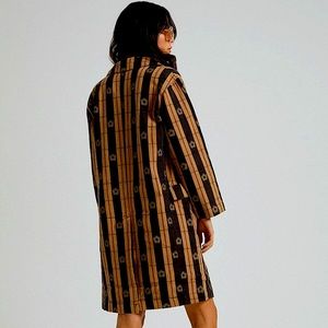 Afends poppy check coat